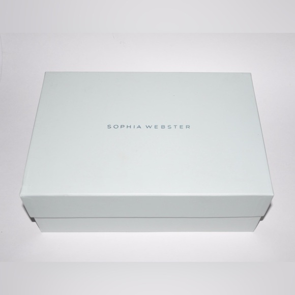 Sophia Webster Margaux Embellished Pointed Pumps US 9.5/ EU 39.5 Ivory Satin New - Picture 13 of 14